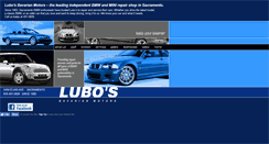 Desktop Screenshot of lubosbavarianmotors.com